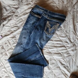 Vigoss Embroidered Bootcut Jeans